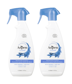 AspenClean Bathroom Cleaner Organic Lavender Lime Bundle