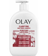 Olay nettoyant clarifiant pour le visage Regenerist niacinamide + peptide 24, sans sulfates