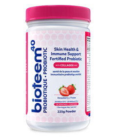 Bioteem40 Skin Health Support Probiotic Powder Strawberry