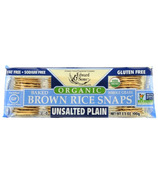 Edward & Sons Organic Baked Brown Rice Unsalted Plain Snaps 