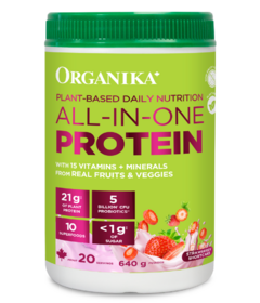 Organika Plant-Based All-in-One Protein Strawberry Shortcake