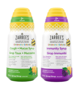 Zarbee's Children's Cough & Immunity Syrup Bundle