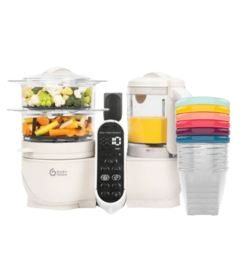 Babymoov Duo Meal Station + Leak Proof Strage Bowls Bundle