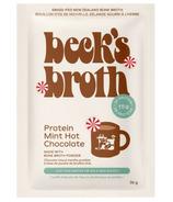 Beck's Broth Protein Bone Broth Mint Hot Chocolate Mix