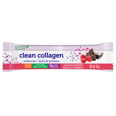 Buy Genuine Health Clean Collagen Protein Bars Chocolate Raspberry at ...