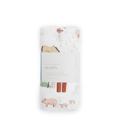 Little Unicorn Cotton Muslin Single Farmyard