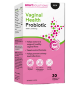 Smart Solutions Vaginal Health Probiotic with Cranberry