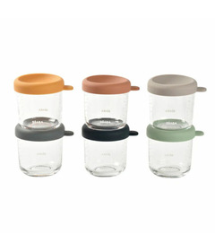 BEABA Glass Baby Food Jars 8oz