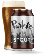 Partake Brewing Stout Non-Alcoholic Craft Beer