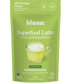 image of Blume Superfood Matcha Coconut Latte Mix with sku:168419