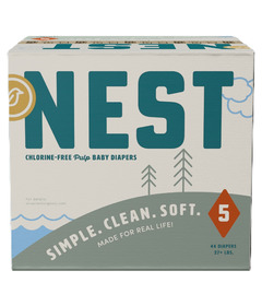 Nest Chlorine-Free Baby Diapers Size 5