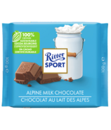 Carré de chocolat au lait Ritter Sport Alpine