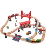 Hape Toys Busy City Rail Set