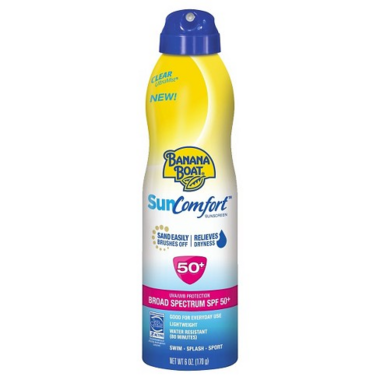 Banana Boat SunComfort Sunscreen Spray SPF 50+ Banana Boat SunComfort Sunscreen Spray SPF 50+