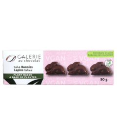 Galerie au Chocolat Vegan Solid Chocolate Bunnies