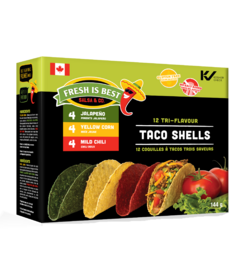 Fresh is Best Salsa & Co. Taco Shells Tri-Flavour 