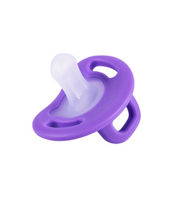 Nurture & Nest by Pigeon Soft Buddy Silicone Pacifier Medium Purple 