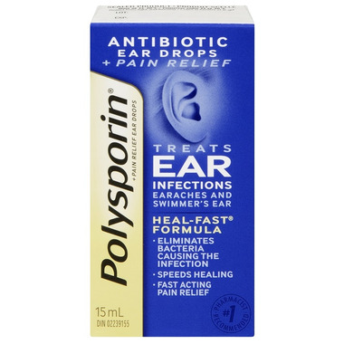 Polysporin Plus Pain Relief Ear Drops Polysporin Plus Pain Relief Ear Drops