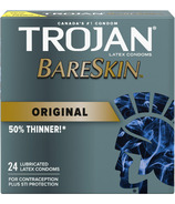 Trojan Condoms en Latex Lubrifiés Bareskin