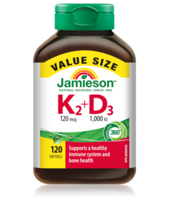Jamieson Vitamin K2 + D3 Softgels