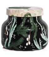 Capri Blue Holiday Pattern Play Petite Jar Candle Crystal Pine