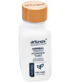 Dr. Tung's Herbal Toothpowder Tabs Mint-Free
