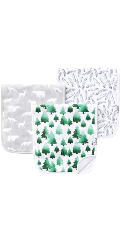Buy Copper Pearl Woodland Burp Cloths at Well.ca | Free Shipping $35 ...