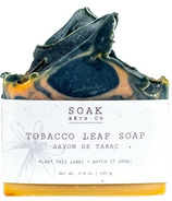 SOAK Bath Co Soap Bar Tobacco Leaf