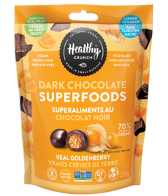 Healthy Crunch Chocolat Noir Superfoods Real Golden Berry