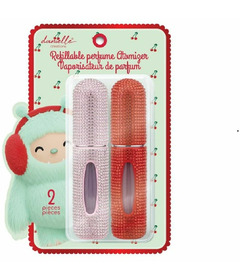 Danielle Creations Refillable Atomizer Set Pink/Red