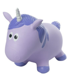 Farm Hoppers Fantasy Hoppers Inflatable Bouncing Unicorn Purple