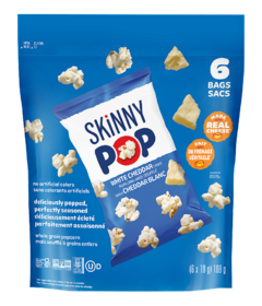 Skinny Pop Popcorn White Cheddar