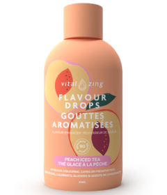 Vital Zing Flavour Drops Peach Iced Tea