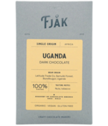 Fjak Uganda Dark Chocolate Bar 100% Cocoa