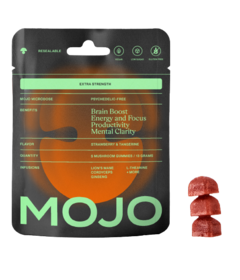 MOJO Extra Strength Brain Boost Gummies Strawberry & Tangerine