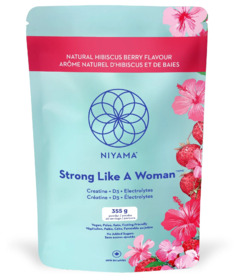 Niyama Wellness Strong Like A Woman Creatine D3 Electrolytes Hibiscus Berry