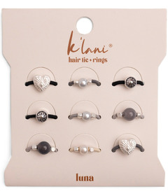 K'lani Hair Tie & Bracelet Luna Tie Rings