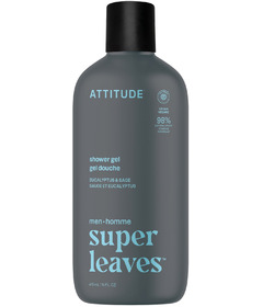 ATTITUDE Super Leaves Men Shower Gel Eucalyptus & Sage
