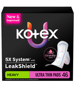 U by KOTEX Core Ultra-Thin Winged Heavy Pads