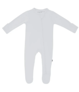 Kyte BABY pyjama avec pieds et fermeture à glissière gris tempête