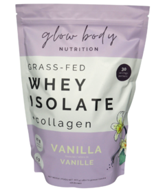 Glow Body Grass-Fed Whey Isolate + Collagen Vanilla