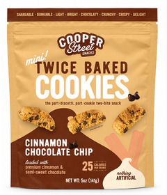 Cooper Street Mini Twice Baked Cookies Cinnamon Chocolate Chip 