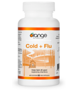 Orange Naturals capsules contre le rhume et la grippe avec andographis et reishi