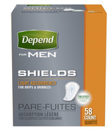 Depend Shields For Men Light Absorbency 