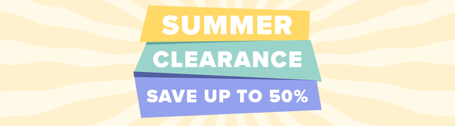 Save up to 50% On Summer Clearance