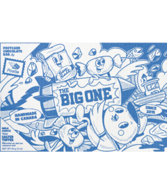 Postie Postcard Chocolate Bar The Big One Salted Toffee
