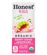 Honest Kids Juice Boxes Berry Lemonade
