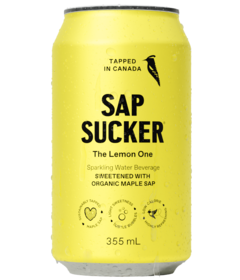 Sapsucker The Lemon One Sparkling Water Sweetened with Organic Maple Sap 