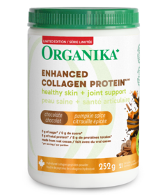 Organika Enhanced Collagen Protein Chocolate Pumpkin Spice