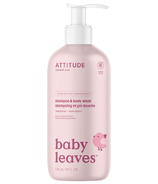 ATTITUDE Baby Leaves shampooing 2 en 1 sans parfum